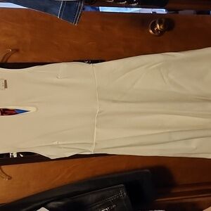 New York & Company Sleeveless White Summer Dress Women's Size SP 100% Cotton